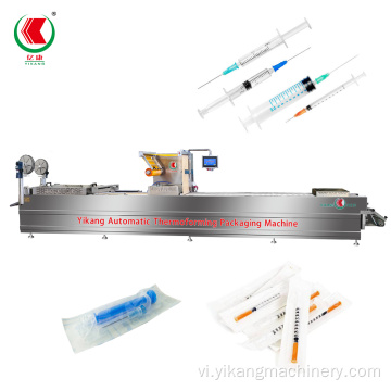 Máy bao bì Thermoforming ống tiêm y tế